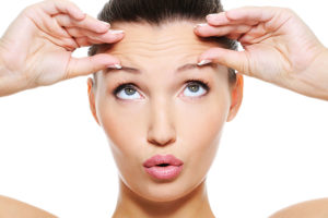 frown lines treated with wrinkle relaxing injections